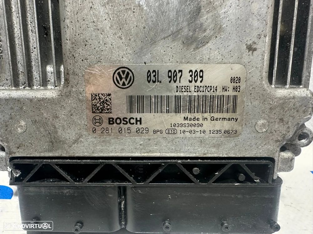 .Centralina Motor Original Bosch VAG Volkswagen Passat 3C B6 CC 03L907309 0281015029 2008 - 2010 - 8