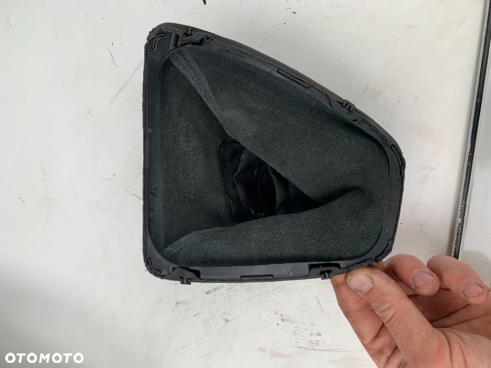 Mieszek zmiany biegów skórzany Bmw e90 e91 czarny - 5