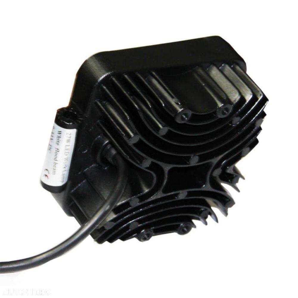 Proiector auto BestAutoVest 10-30V, 9 leduri, 27W, 108x108x40mm, carcasa metalica 1 buc. - 2