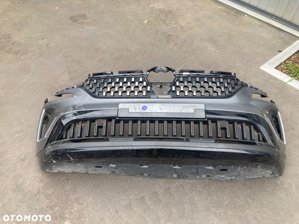 RENAULT AUSTRAL 22-> ZDERZAK  PRZEDNI PRZÓD  otwory na PDC + płyta zderzaka grill atrapa - 7