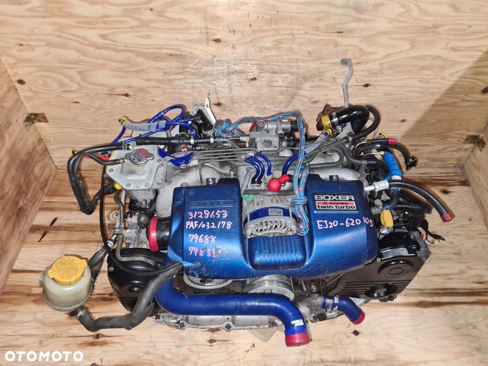 silnik subaru 2.0 twin turbo ej208 legacy gt kompletny ej20 - 2