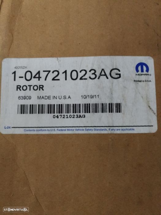 Chrysler Voyager 2.5 , 2.8 Crd Discos de travão traseiros novos - 3