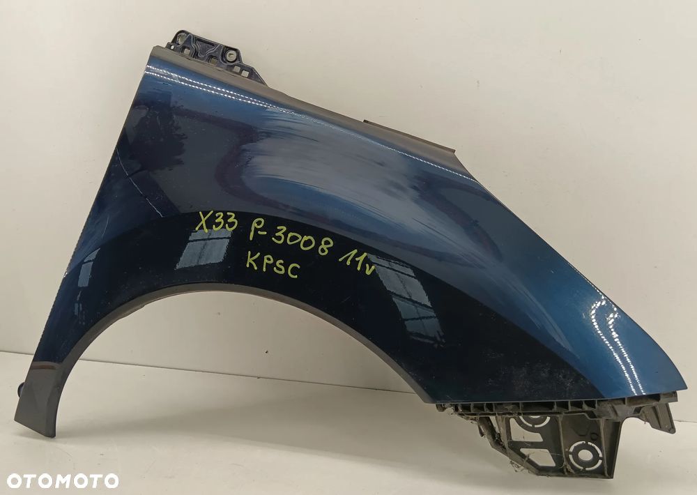 błotnik prawy przedni PEUGEOT 3008 09-13 KPSC - 2