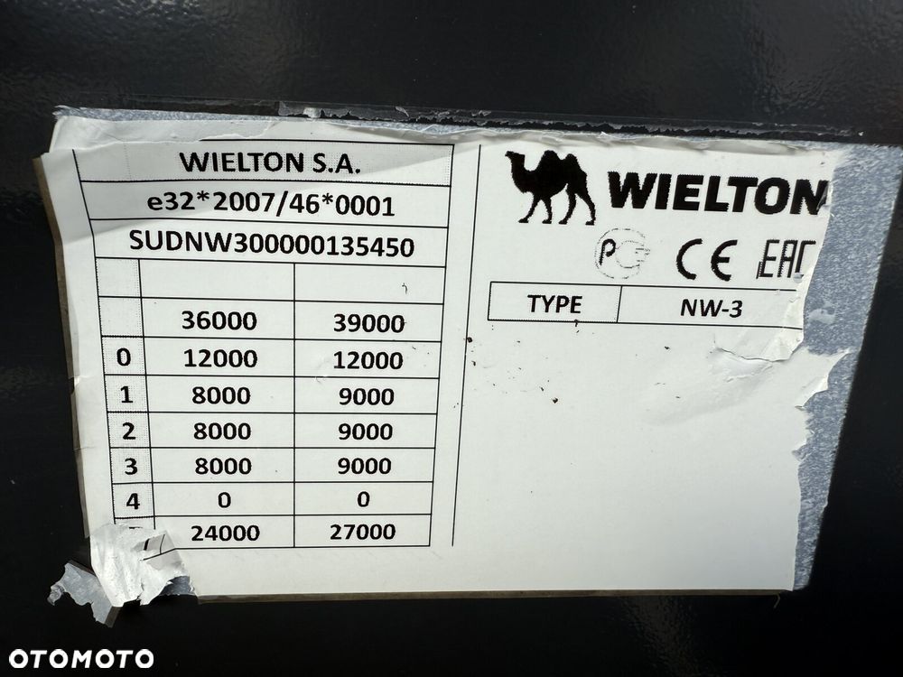 Wielton NW3 NACZEPA WYWROTKA 28m3 - 14