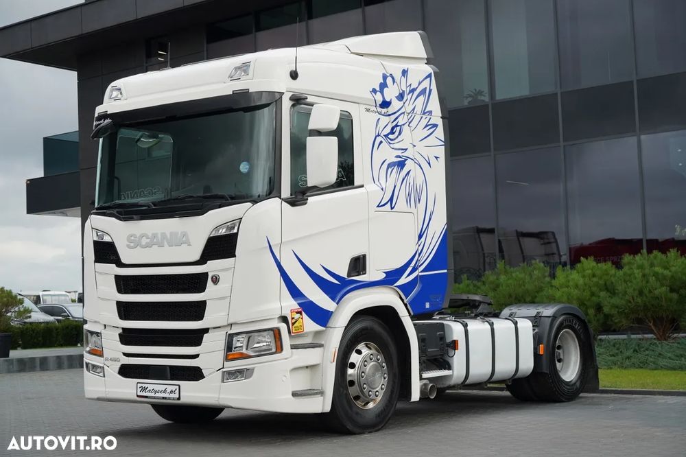 Scania R 450 / RETARDER / CABINĂ JOSĂ / SISTEM HIDRAULIC / I-PARK COOL / COMPLET AIRMATIC / JANTE DIN ALIAJ - 5