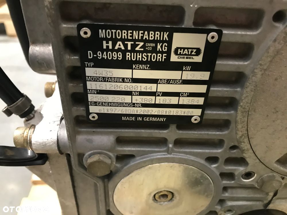 SILNIK HATZ 4W35 19,9 kW 12194netto - 10