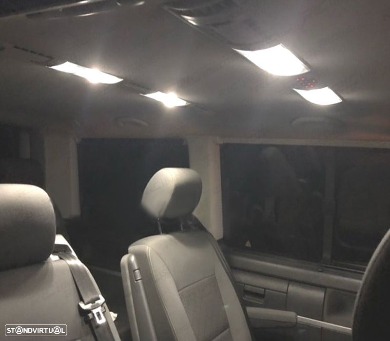 KIT COMPLETO 18 LAMPADAS LED INTERIOR PARA VOLKSWAGEN VW MULTIVAN MK5 T5 03-15 - 4