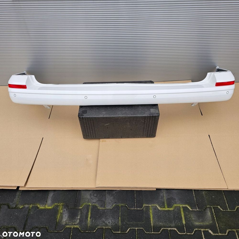 VW T6 zderzak tył biały LB9A PDC IDEALNY - 1