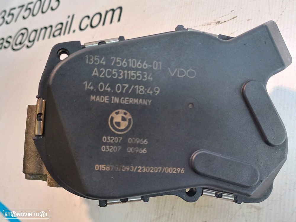 CORPO BORBOLETA 7561066 A2C53115534 756106601 BMW SERIE 3 E93 320i 170CV N43B20 N43B20A E92 E91 E87 E81 - 7