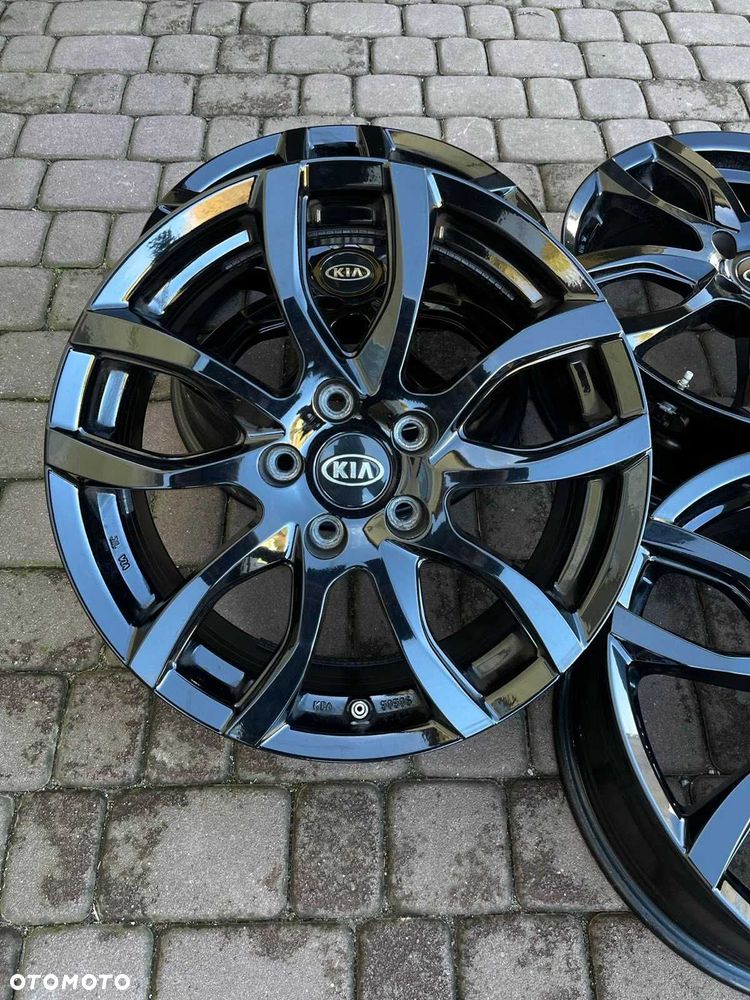 Alufelgi Kia 5x114,3 17 cali Czujniki Niro Soul Sportage Optima Czarne