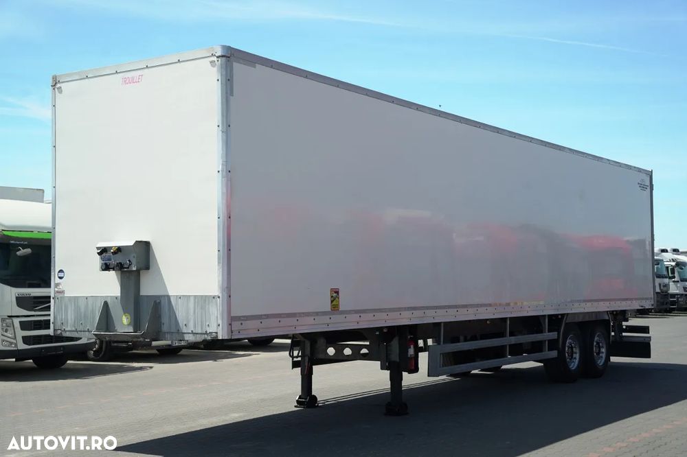 Fruehauf TROUILLET / CONTAINER / COFFER / DOUĂ AXE SAF / PODEA FOARTE REZISTENTĂ: ȘIMBĂTĂ / SAF / 2022 - 3