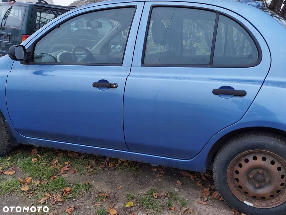 NISSAN MICRA K12 02- DRZWI LEWE TYŁ TYLNE T12 G - 1