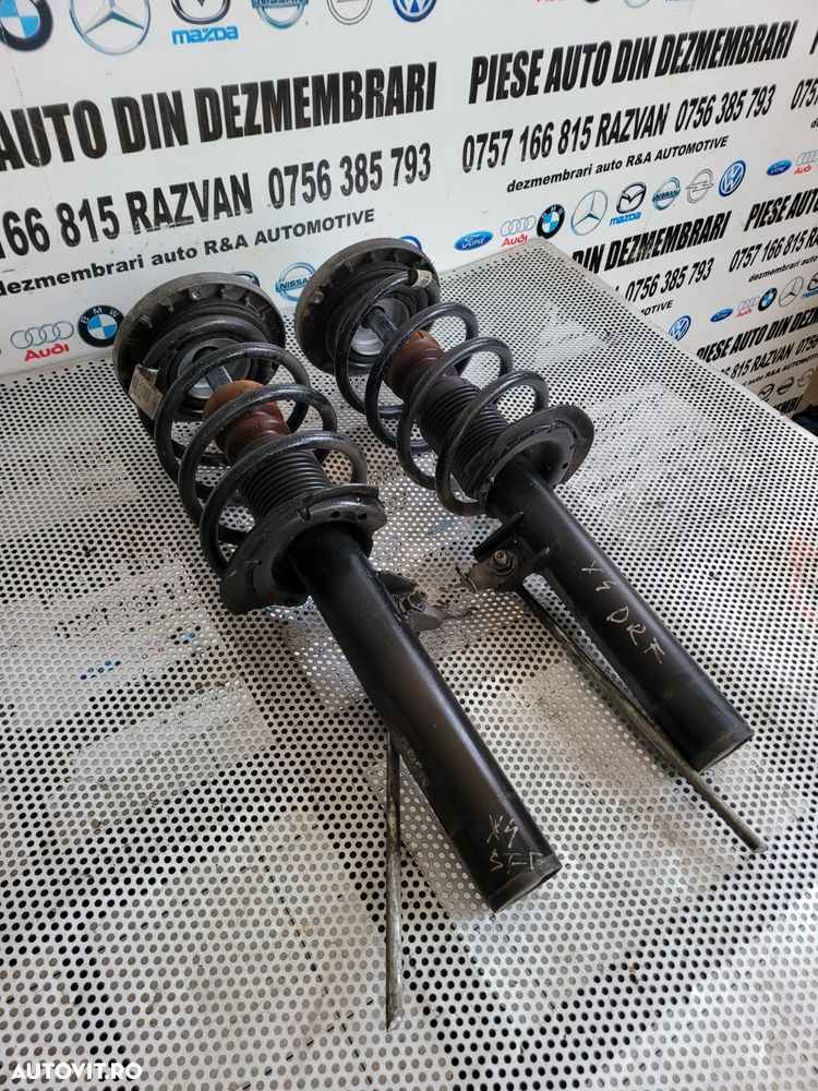 Ansamblu Telescop Arc Flansa Stanga Dreapta Fata Bmw X4 F26 2.0 Diesel X Drive Masina Cu 22.000 Km Ca Si Noi Dezmembrez Bmw X4 F26 2.0 Diesel Motor B47 Xdrive 4x4 Volan Stanga Bi-Xenon - 3