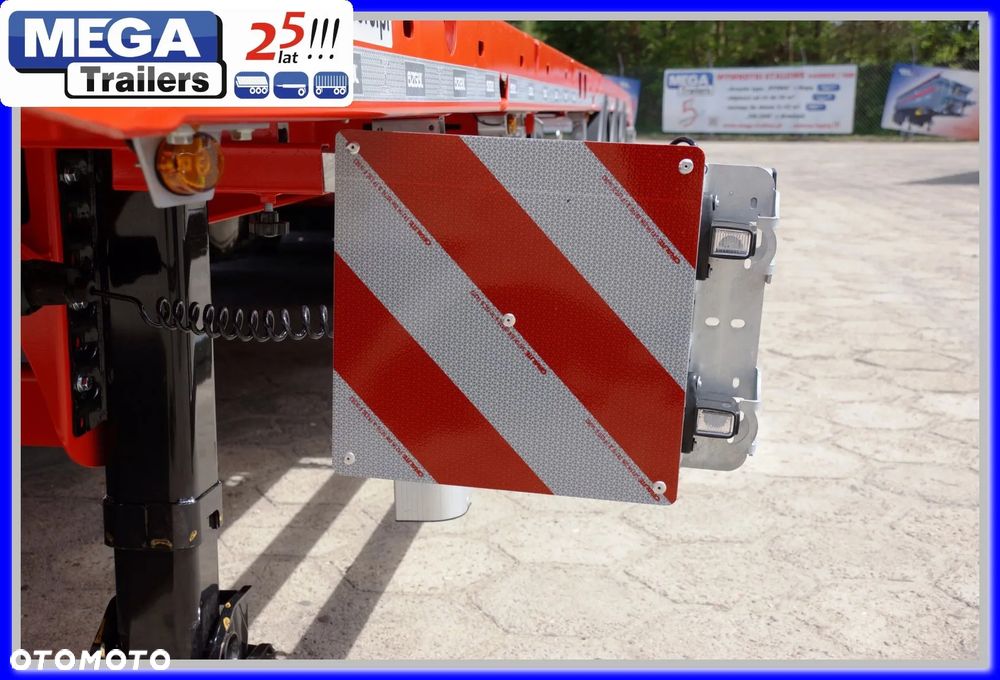 Inny PLATFORMA Mega osie 19,5 BPW, zamki kontenerowe, skos do najazdów !!! - 29
