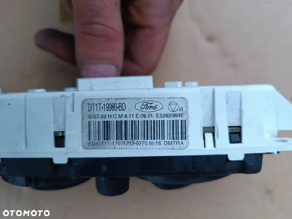 FORD CONNECT PANEL STEROWNIK KLIMATYZACJI NAWIEWU DT1T-19980-BD - 2
