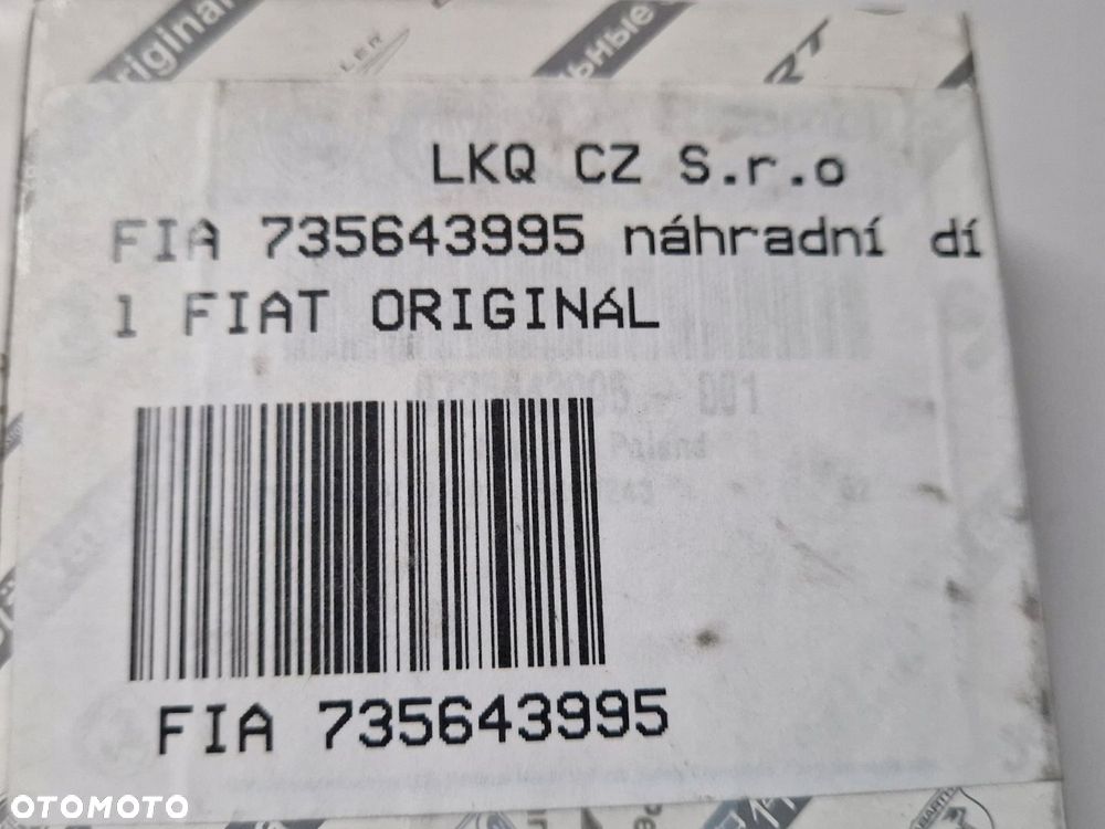 FIAT 500 Abarth 595 2016- Zaślepka haka zderzaka PRZÓD NOWA OE - 5