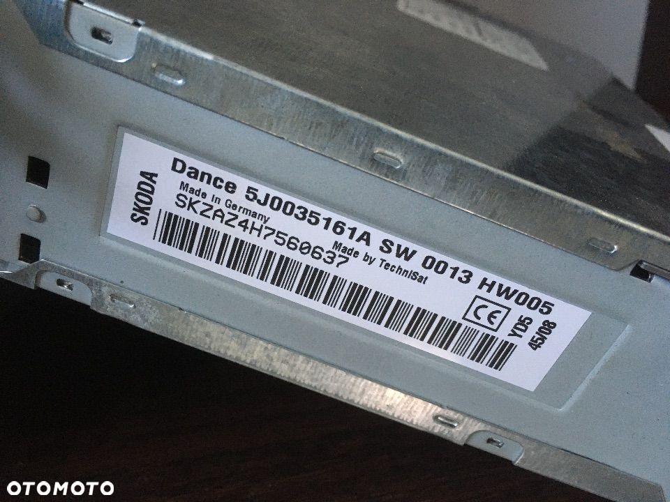 RADIO DANCE 5J003516A SW SKODA ROOMSTER FABIA OCTAVIA - 3