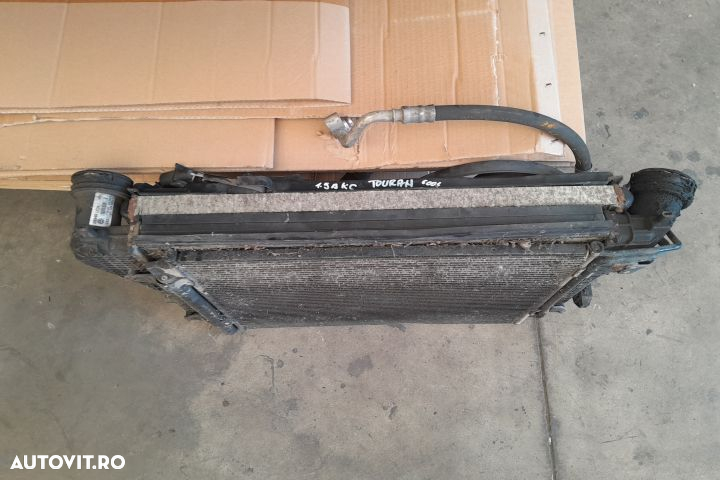 Radiator apa racire motor SET Volkswagen VW Touran 1 [facelift] [2006 - 3