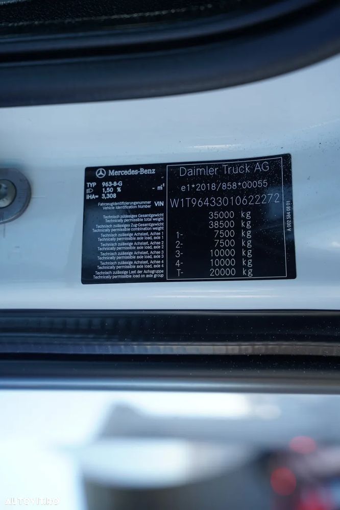 Mercedes-Benz AROCS 3240 / 9M3 BETONIERĂ / 8x4 / BETONIERĂ / SCHWING STETTER / 100% ANVELOPE - 37
