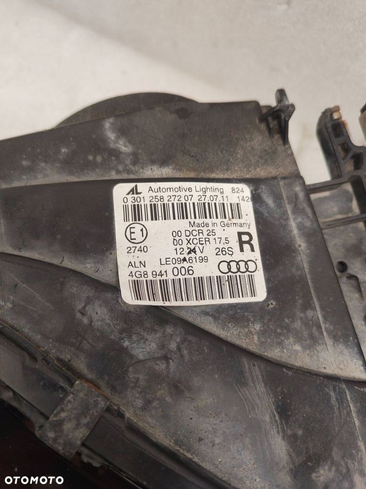 audi a7 s7 4g xenon przód strona prawa 4g8941006 - 4