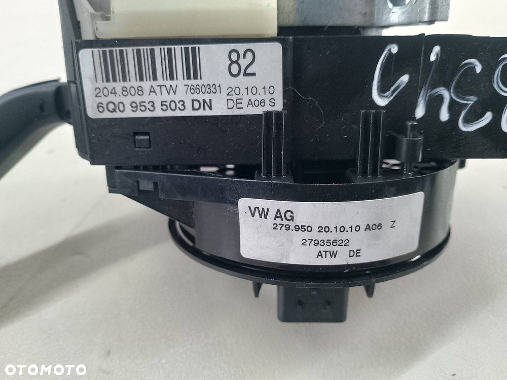 PRZEŁĄCZNIK ZESPOLONY SKODA FABIA II FL 6Q0953503DN 204.808 279.950 - 5