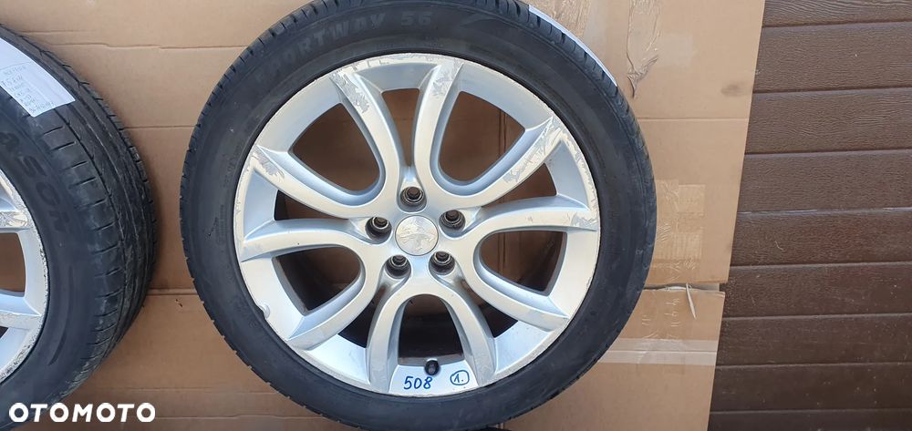 Alufelgi felgi aluminiowe z oponami alusy 5x108 r18 Peugeot 508 9671401877 - 2