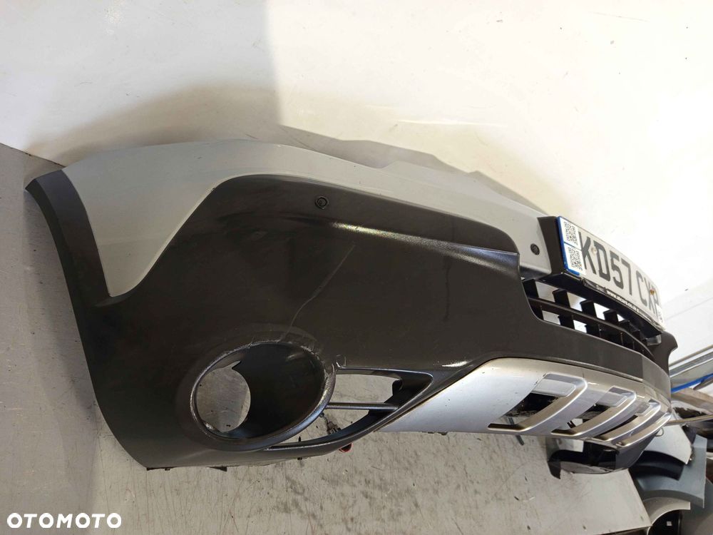 + ZDERZAK PRZÓD PRZEDNI OPEL ANTARA 92U SREBRNY PDC CZUJNIKI HALOGENY - 3