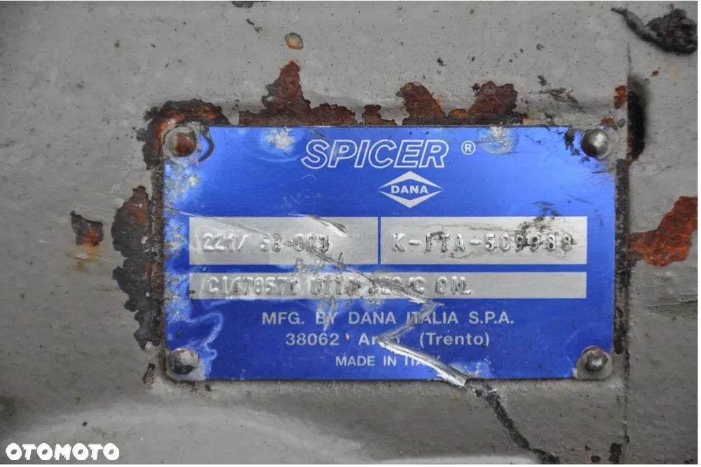 MOST TYŁ DANA SPICER MANITOU 160 ATJ NR 221/58-003 - 4