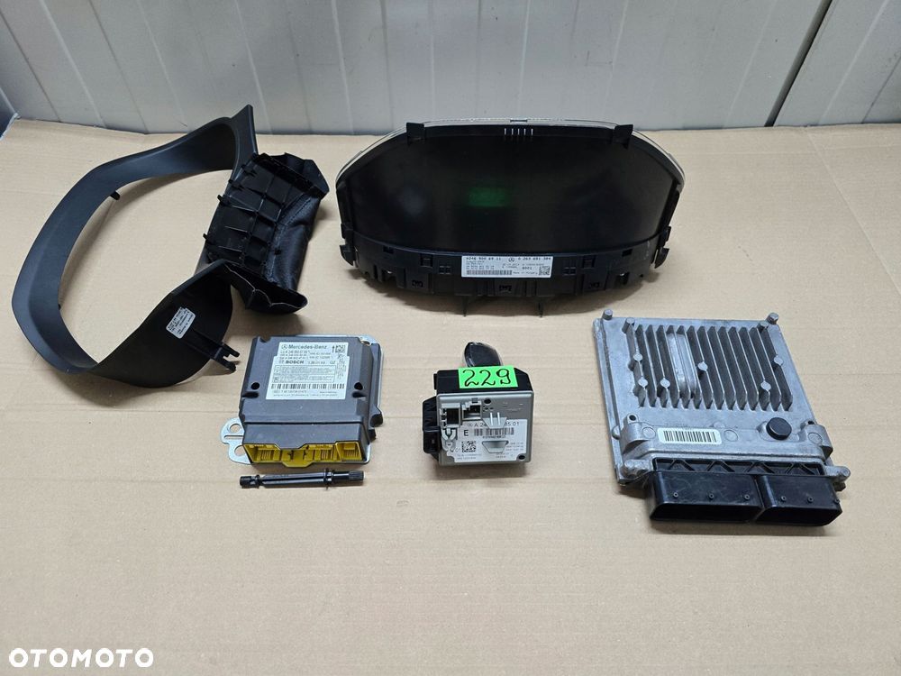 KOMPUTER ZESTAW STARTOWY 200 CDI 100KW A2469058501 A6519007600 A2469006911 - 9