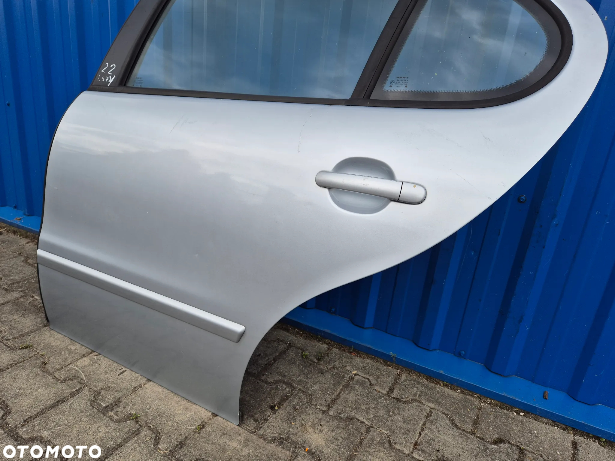 DRZWI TYŁ LEWY LEWE SEAT LEON I (1) | SEAT TOLEDO II (2) L57Y LS7Y SREBRNE - 12