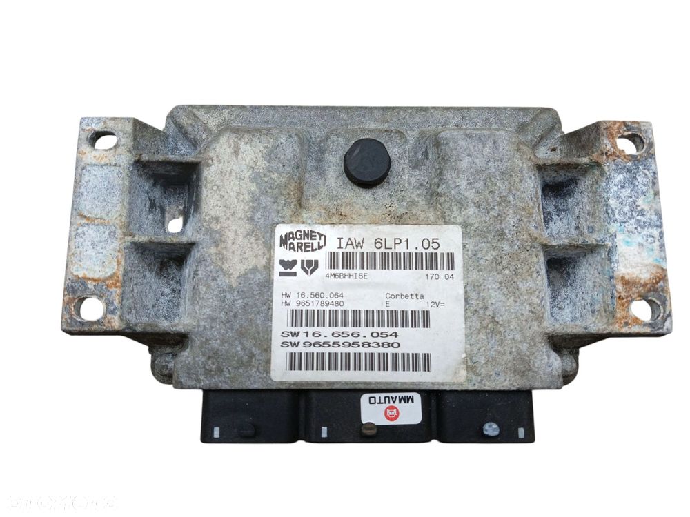 KOMPUTER STEROWNIK SILNIKA PEUGEOT 807 (2002-2008) 2.0 16V 136KM 9655958380, 9651789480 - 1