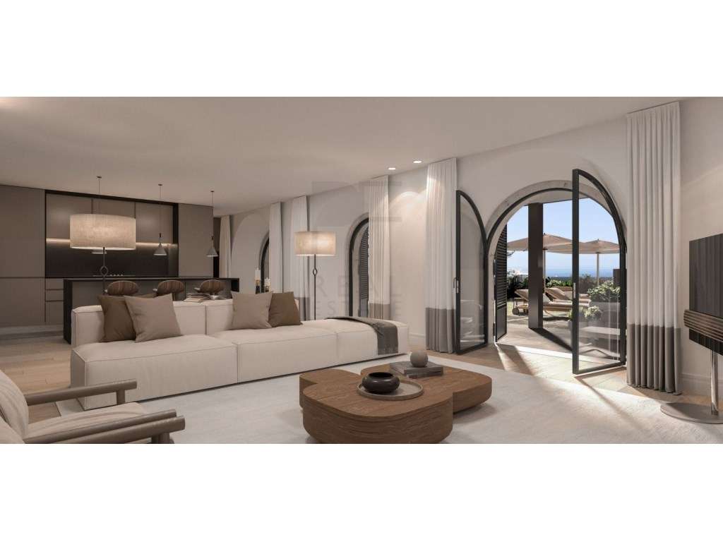 T2 Monte Estoril com jardim e piscina privativo - Grande imagem: 3/5