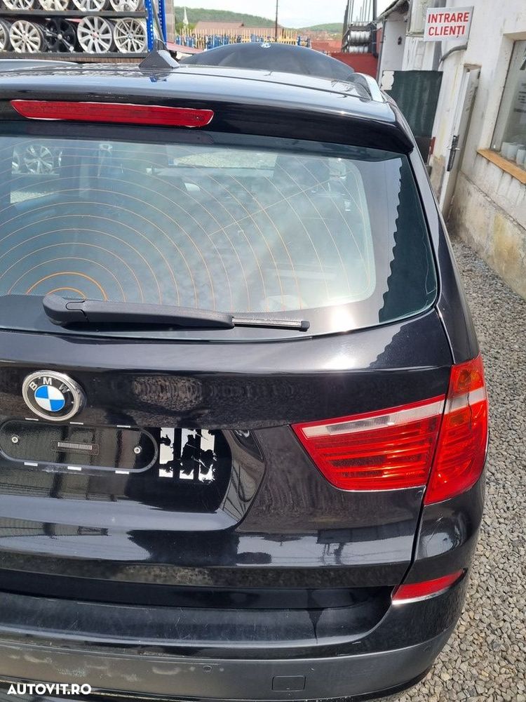 Haion Cu Luneta BMW X3 F25 2010 - 2014 SUV 4 Usi Glanzschwarz 668 (1508) - 3