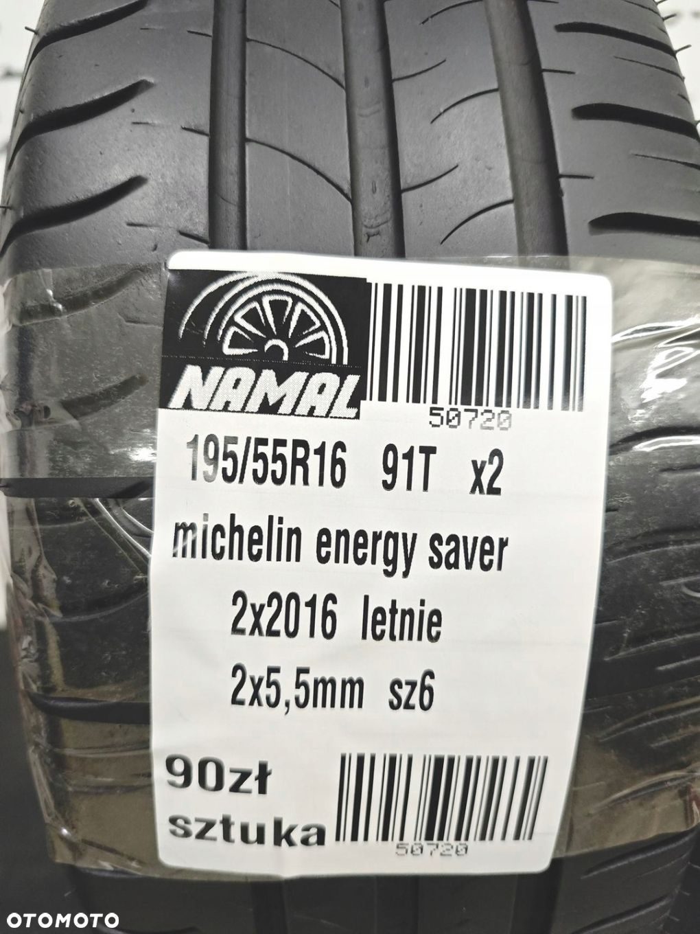 195/55R16 michelin 2016 opony letnie 5,5mm 50720 - 8