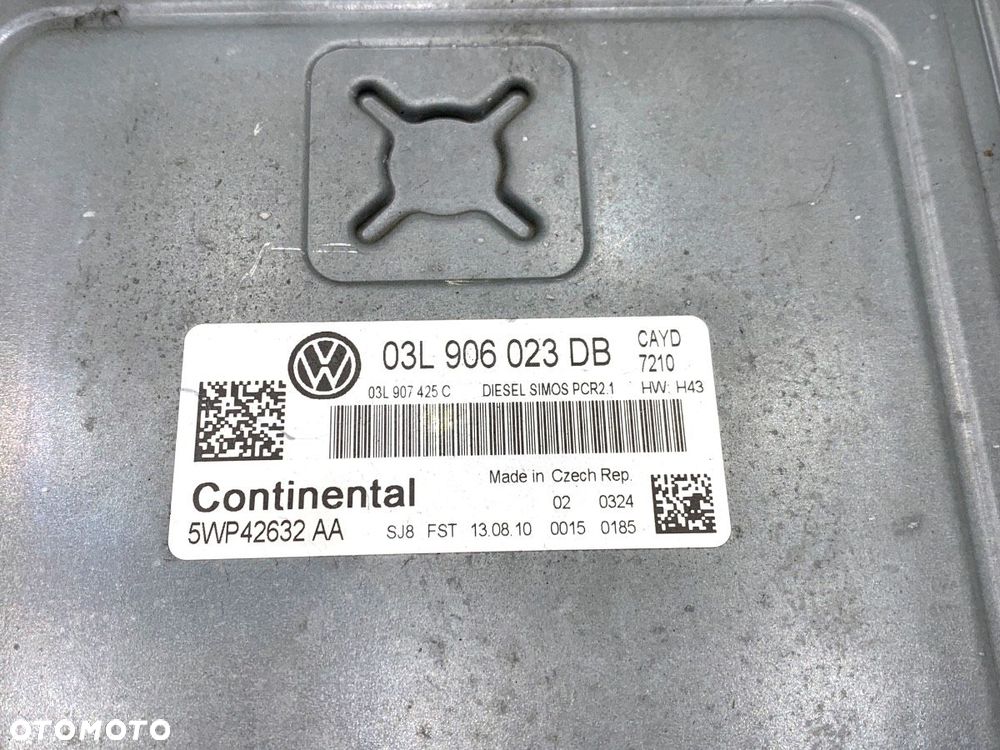 KOMPUTER SILNIKA  VW CADDY III Nadwozie pełne/minivan (2KA, 2KH, 2CA, 2CH) 2004 - 2015 1.6 TDI 75 - 4