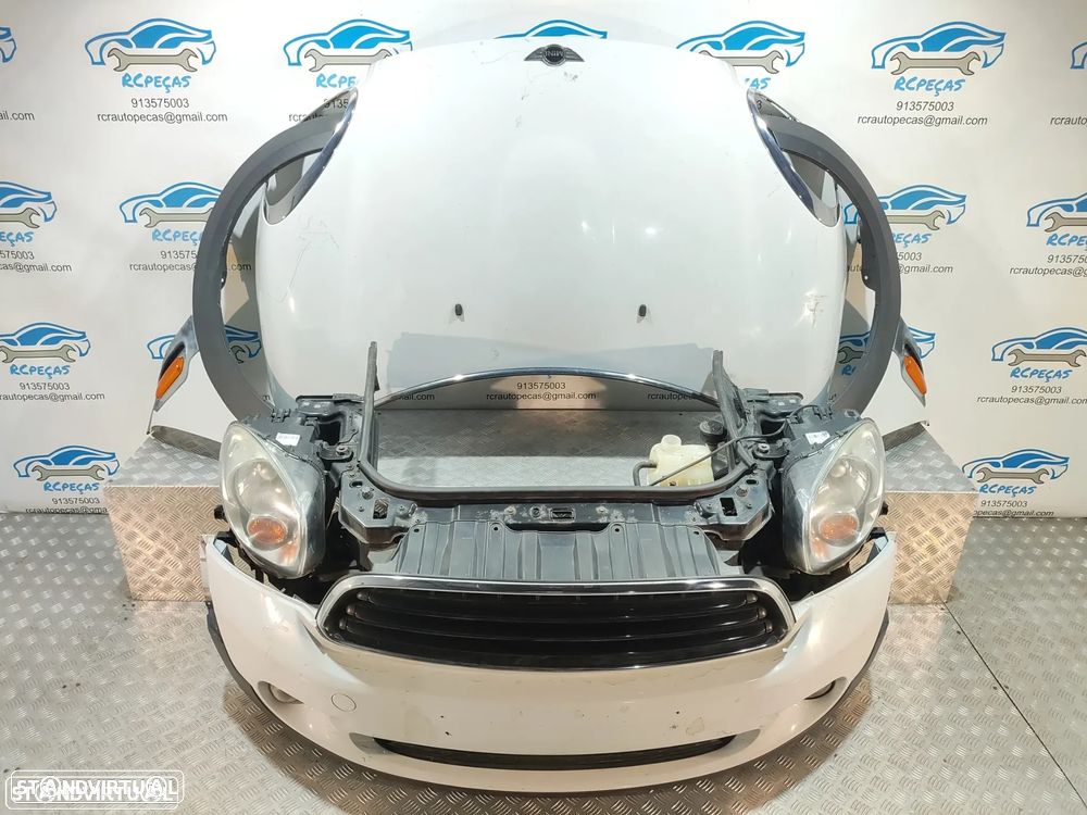 Frente Completa Mini Cooper - R60 | R61 - COUNTRYMAN | PACEMAN - Parachoques | Parachoque | Grelha | Grelhas | Otica | Oticas | Guarda Lamas | Lama | Capo | Capot | Reforço | Fibra | Radiador | Ventilador | Radiadores | Para-choques | N16B16A - 25