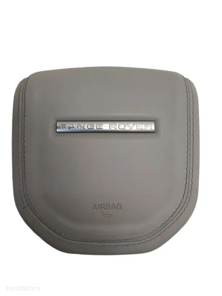 RANGE ROVER VOGUE L405 SPORT L494 AIRBAG PODUSZKA POWIETRZNA KIEROWCY SZARA SKÓRA ORYGINAŁ
