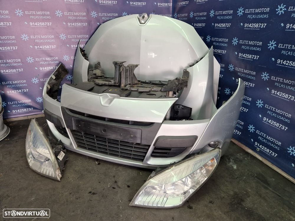 Frente completa usada RENAULT MEGANE III 3 1.5 DCI capot parachoques oticas radiadores guardalamas - 3