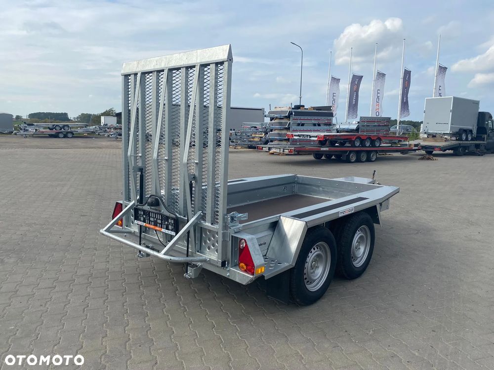 Brenderup Dostawa przyczepa koparkowa budowlanka z trapem 260x126x25cm DMC2600kg MOCNA I SOLIDNA pod minikoparkę - 2