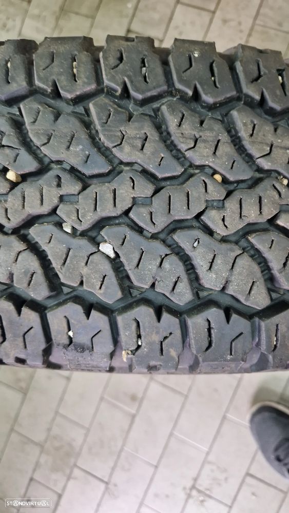 4 PNEUS 205R16C GENERAL GRABBER AT3 110/108S COM MAIS DE 90% PISO - 7