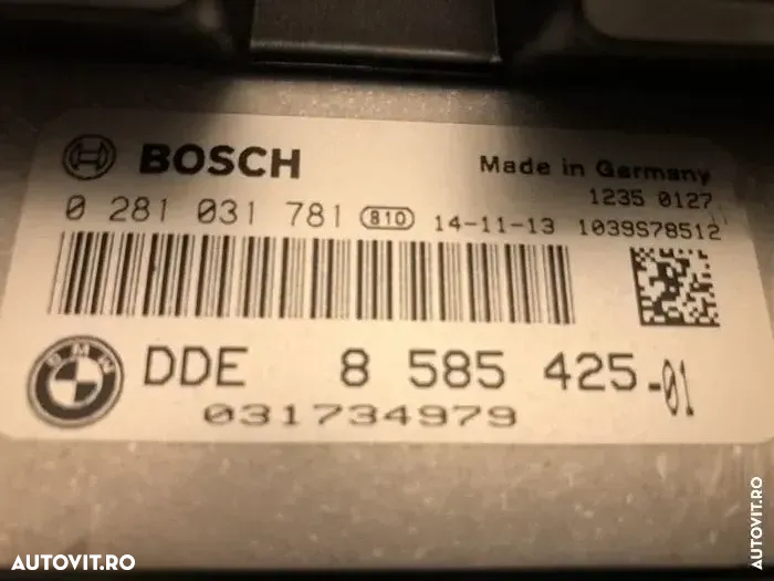 kit ( Chit ) pornire ecu cas4 chei cheie bmw F10 F11 8584425 - 4