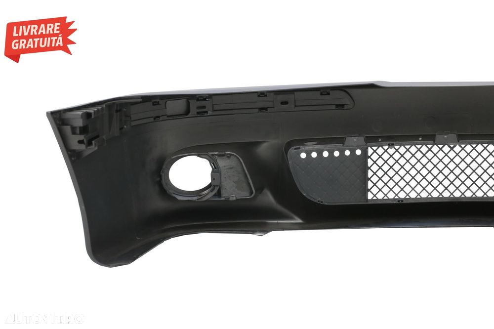 Bara Fata BMW E39 Seria 5 (1995-2003) cu Proiectoare Lumini de Ceata si Grile Cent- livrare gratuita - 4