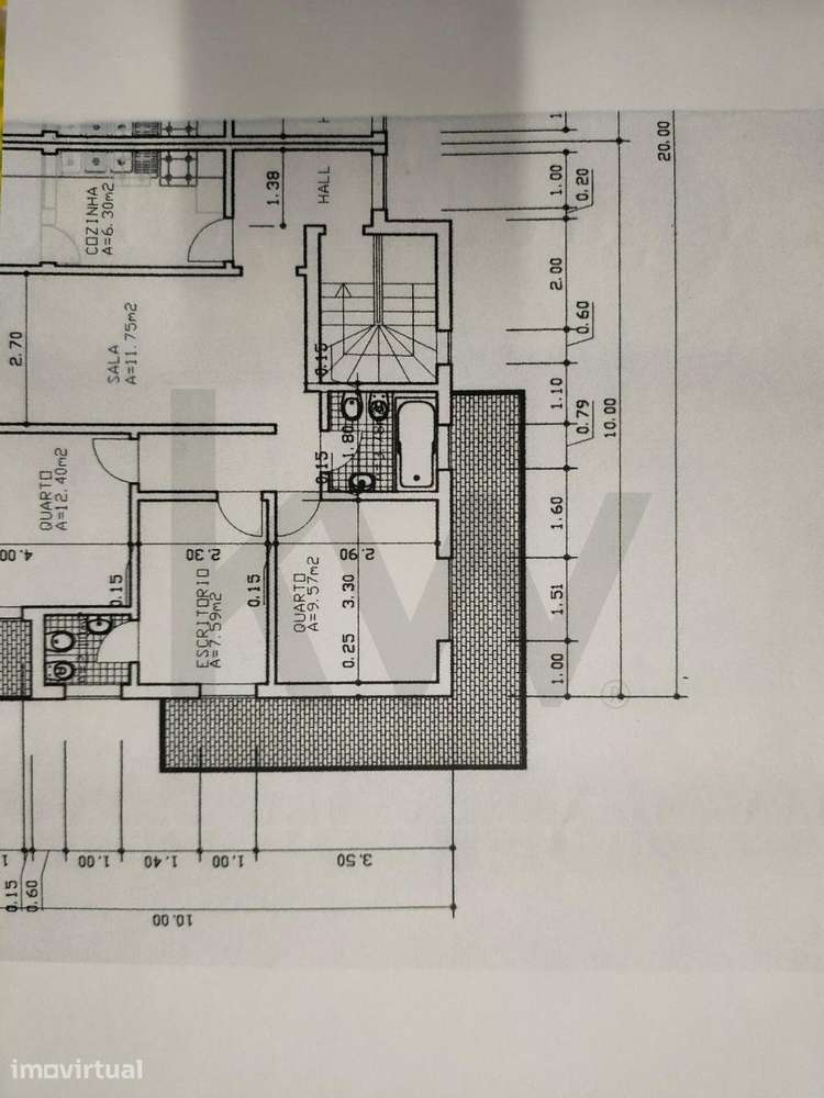 Apartamento T3 na rua Bento Carqueja em São Pedro - Grande imagem: 4/9