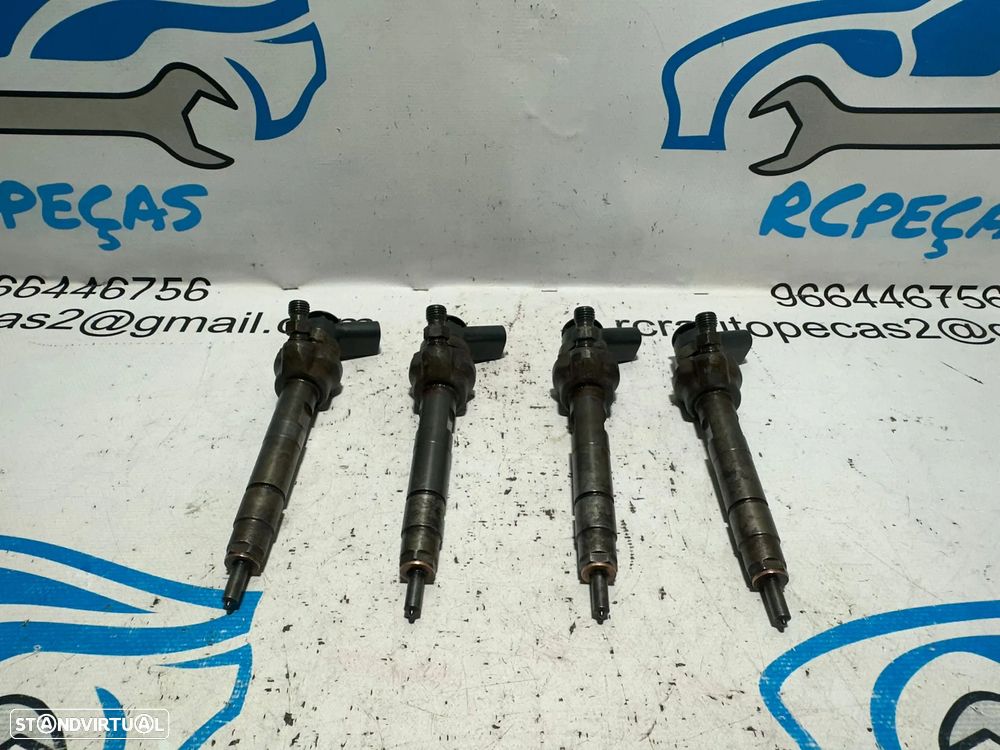 .Conjunto de 4 injetores Bosch BMW 2.0D 16v N47D20 N47 N47N 116D 118D 316D 318D 118cv 143cv 2006 - 2016 - 2