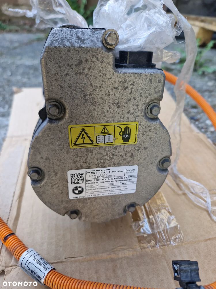 BMW i3 Sprężarka Klimatyzacji Kompresor 64526830620 2018 Rok - 4