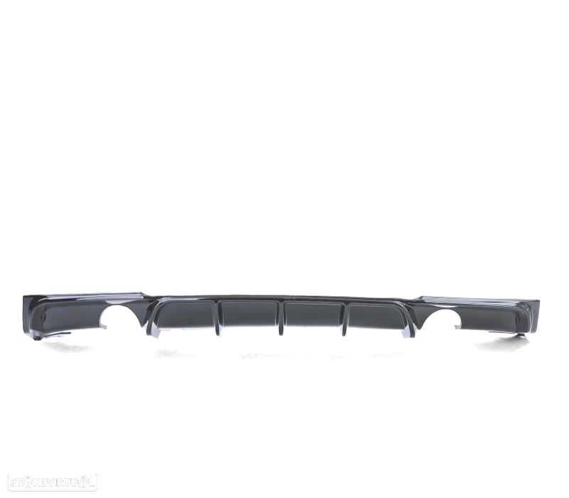 DIFUSOR BMW F30 F31 LOOK M PERFORMANCE DULPA SAIDA PRETO BRILHANTE O--O - 4