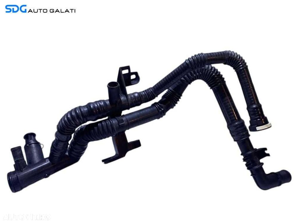 Conducta Tubulatura Apa Lichid Racire Motor Antigel Ford Focus 2 1.6 TDCI 2004 - 2008 Cod 9647768980 [D0329] - 1