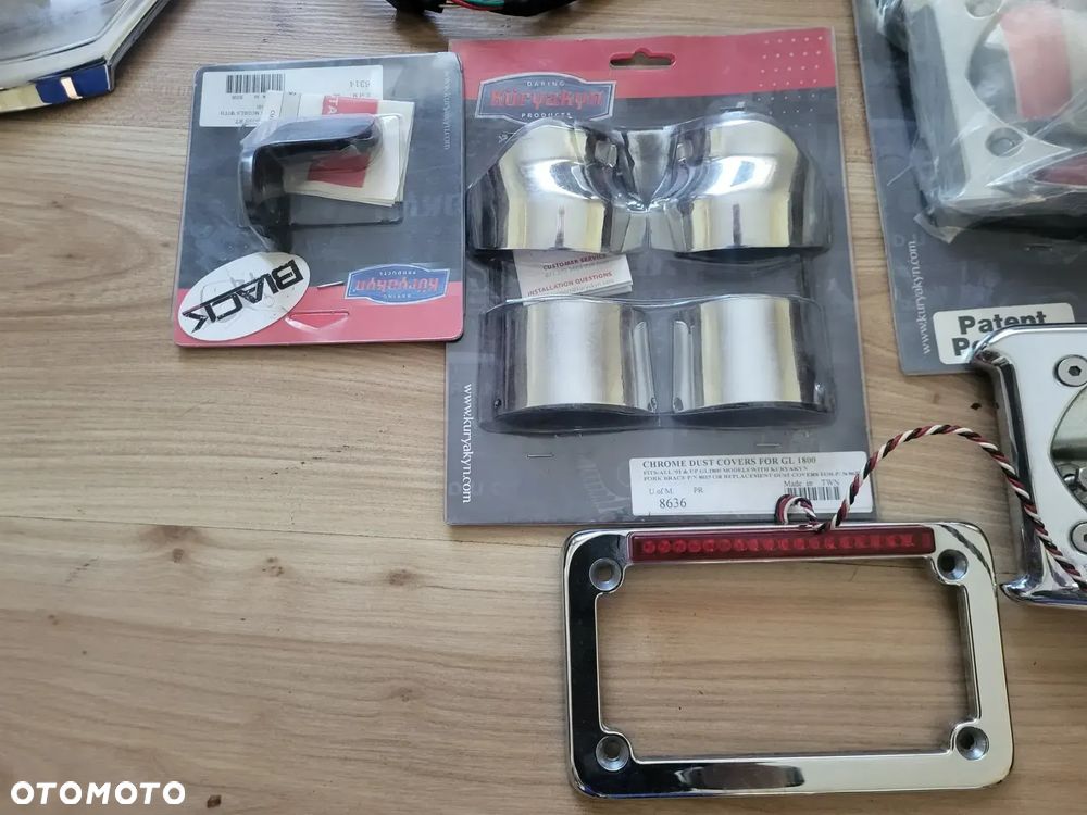 Honda Gl1800 Goldwing halogeny ramka nakładka Kuryakyn Show Chrome Add-On - 5