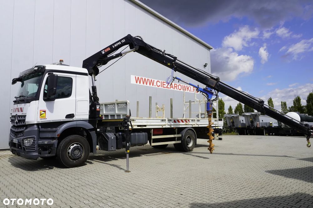 Mercedes-Benz Arocs 1833 4×2 / 50 tys. km! / HDS HIAB X-HIPRO 192 ES-3 / Pilot / Wiertło / 3 szt._260587 - 7