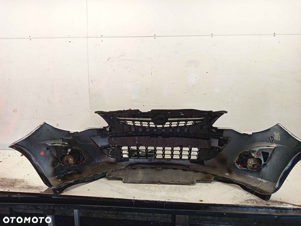 + ZDERZAK PRZÓD PRZEDNI DO OPEL CORSA D LIFT FL Y474 BIAŁY HALOGENY - 5